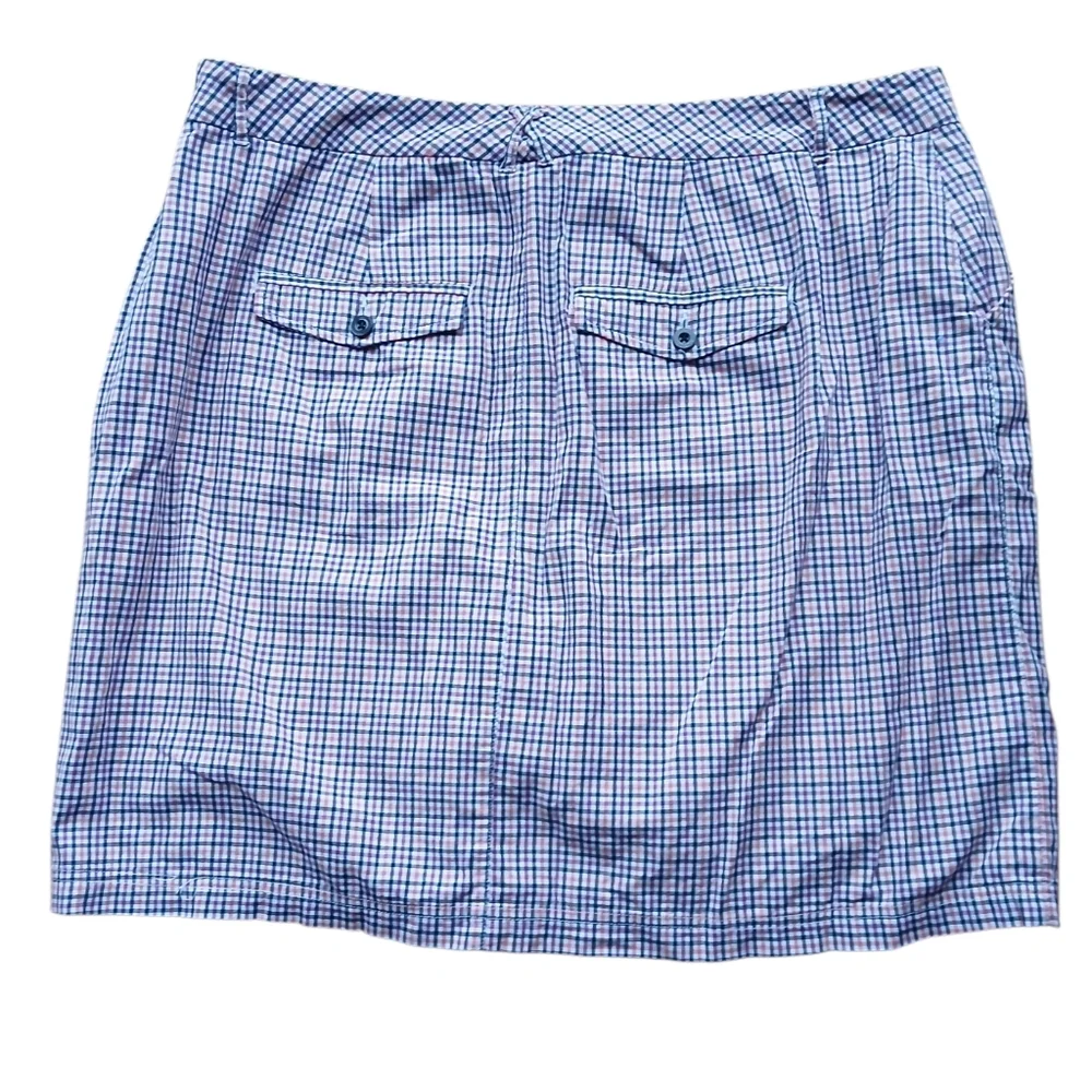 CJ Banks Women's Size 16W Multicolor Checkered Swim Skirt - Picture 7 of 7